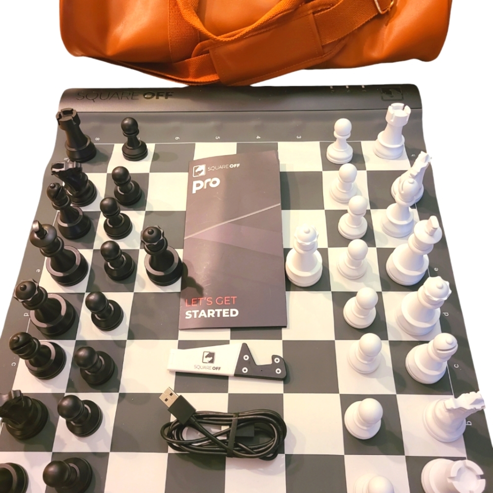 Square Off Pro Rollable Electric Chessboard